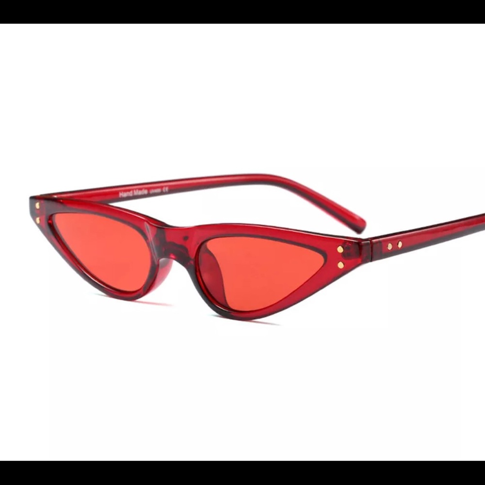 Skinny Sunnies! Red, Black, Brown & White Look!! - Picture 4 of 9